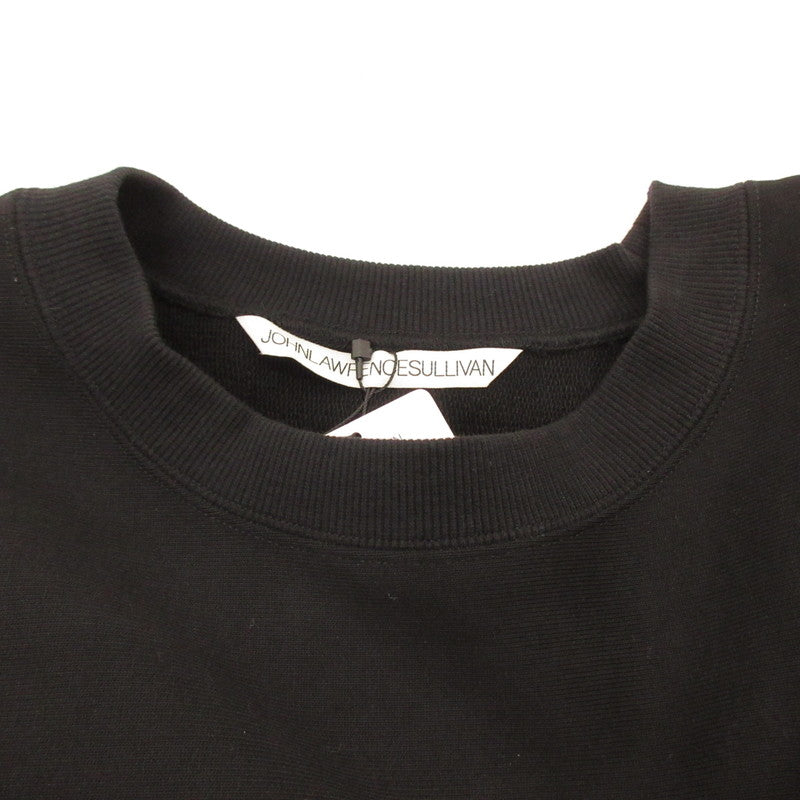 【中古】JOHN LAWRENCE SULLIVAN | ジョンローレンスサリバン TWIN SPEAK DOCKING SWEAT PULLOVER スウェット 5A004-0525-16 ブラック