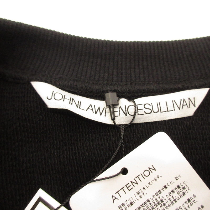 【中古】JOHN LAWRENCE SULLIVAN | ジョンローレンスサリバン TWIN SPEAK DOCKING SWEAT PULLOVER スウェット 5A004-0525-16 ブラック