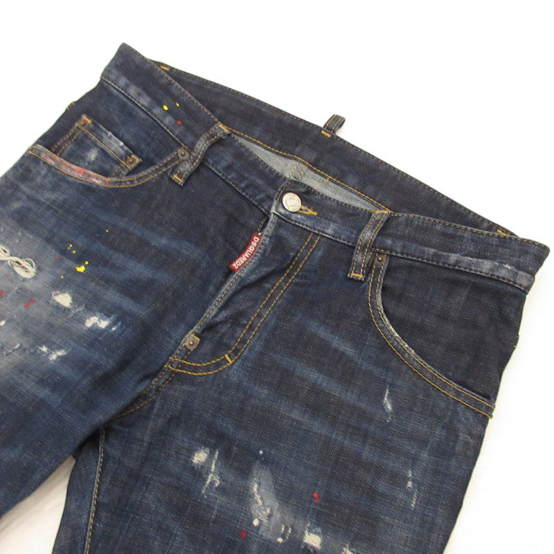 【中古】DSQUARED2 | ディースクエアード SKATER JEAN デニムパンツ S74LB0835 ブルー サイズ:44