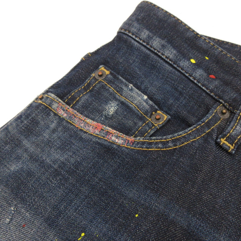 【中古】DSQUARED2 | ディースクエアード SKATER JEAN デニムパンツ S74LB0835 ブルー サイズ:44