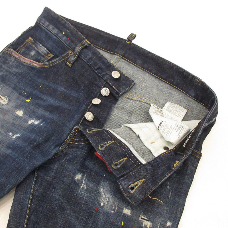 【中古】DSQUARED2 | ディースクエアード SKATER JEAN デニムパンツ S74LB0835 ブルー サイズ:44