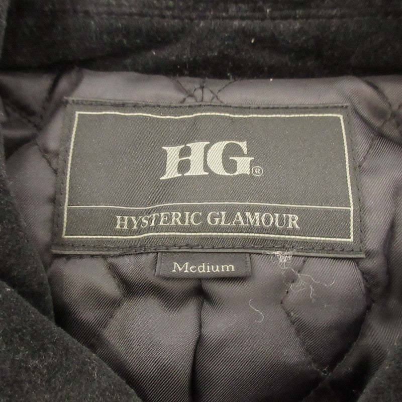 【中古】HYSTERIC GLAMOUR | ヒステリックグラマー DON'T LOOK BACK UK ブルゾン 4AB-1592 ブラック サイズ:M
