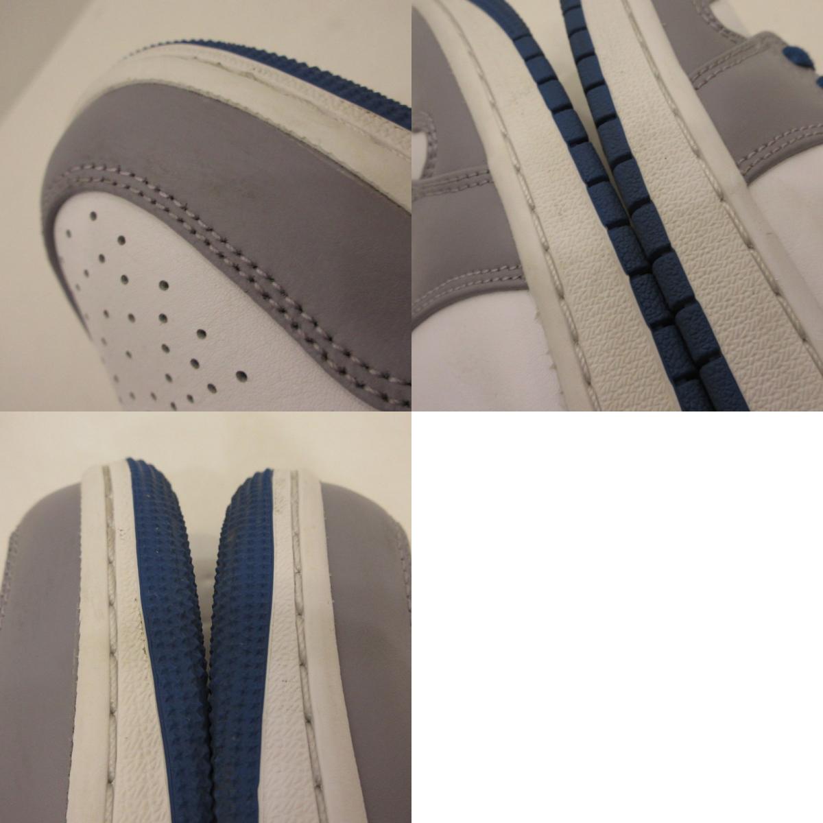 【中古】NIKE | ナイキ AIR JORDAN 1 MID TRUE BLUE スニーカー DQ8426-014 2023S/S グレー 25.5cm