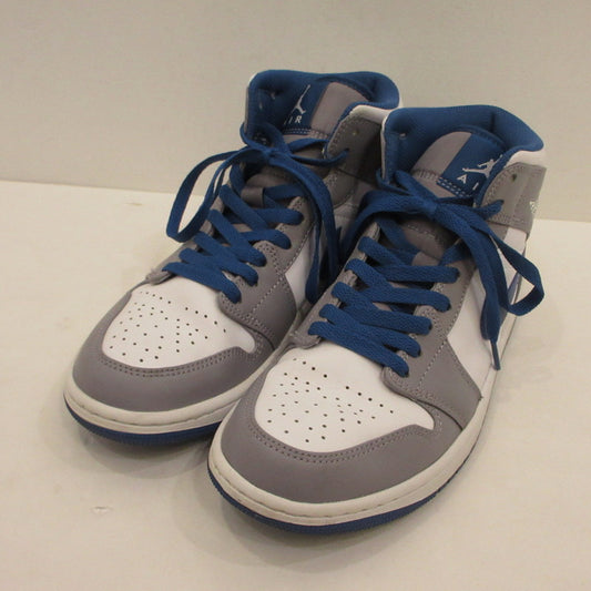 【中古】NIKE | ナイキ AIR JORDAN 1 MID TRUE BLUE スニーカー DQ8426-014 2023S/S グレー 25.5cm