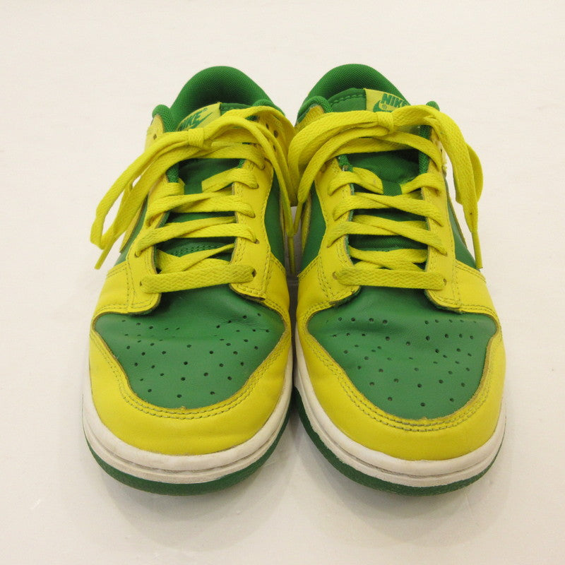 【中古】NIKE | ナイキ NIKE DUNK LOW REVERSE BRAZIL スニーカー DV0833-300 2023S/S グリーン 25.5cm