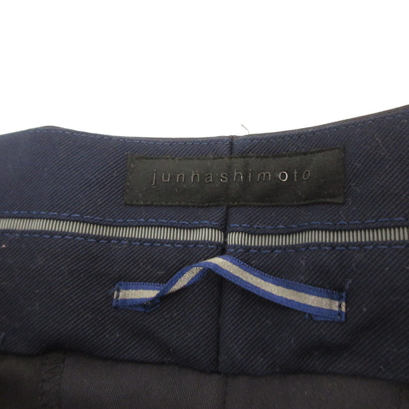 【中古】junhashimoto | ジュンハシモト TUCK PANTS パンツ 1071720005 ネイビー サイズ:3