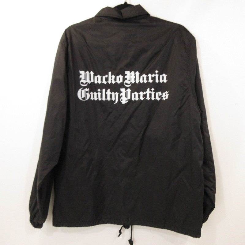 【中古】WACKO MARIA | ワコマリア 天国東京 COACH JACKET その他アウター 23FWE-WMO-BL01 オールドイングリッシュロゴ ブラック サイズ:M