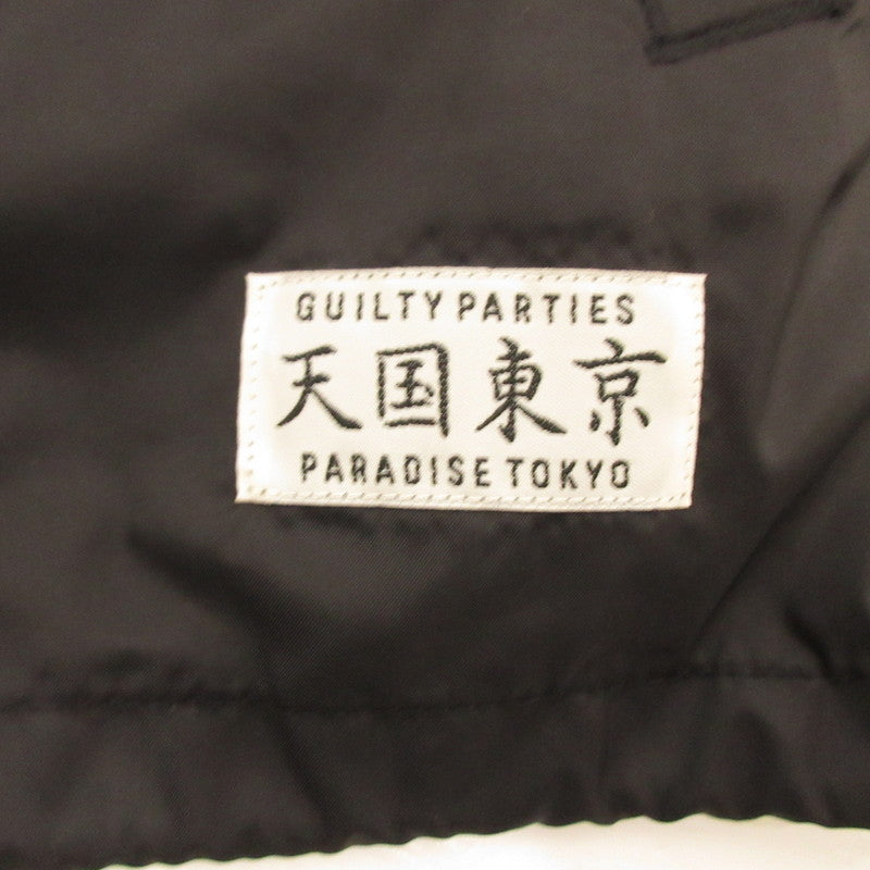 【中古】WACKO MARIA | ワコマリア 天国東京 COACH JACKET その他アウター 23FWE-WMO-BL01 オールドイングリッシュロゴ ブラック サイズ:M