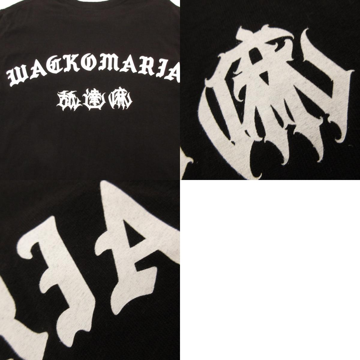 【中古】WACKO MARIA | ワコマリア CREW NECK T-SHIRT 半袖Tシャツ NMD-HIGHTIMES-WM-TEE01 ブラック サイズ:M