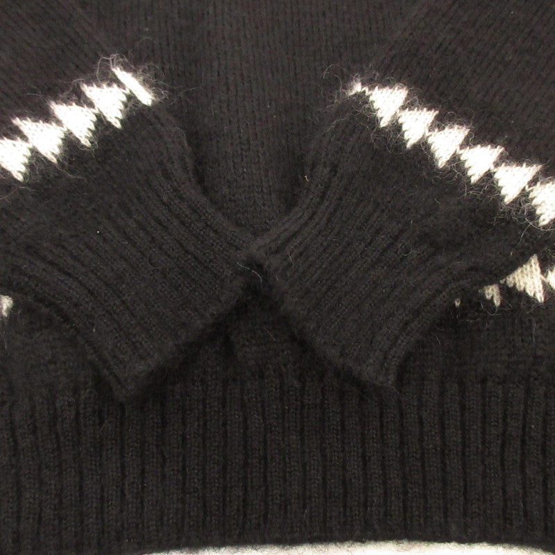 【中古】MONCLER | モンクレール GIROCOLLO TRICOT セーター H20919C00011 国内正規品 ブラック サイズ:L