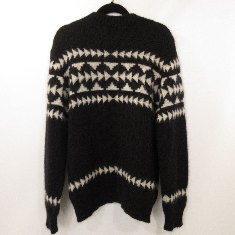 【中古】MONCLER | モンクレール GIROCOLLO TRICOT セーター H20919C00011 国内正規品 ブラック サイズ:L