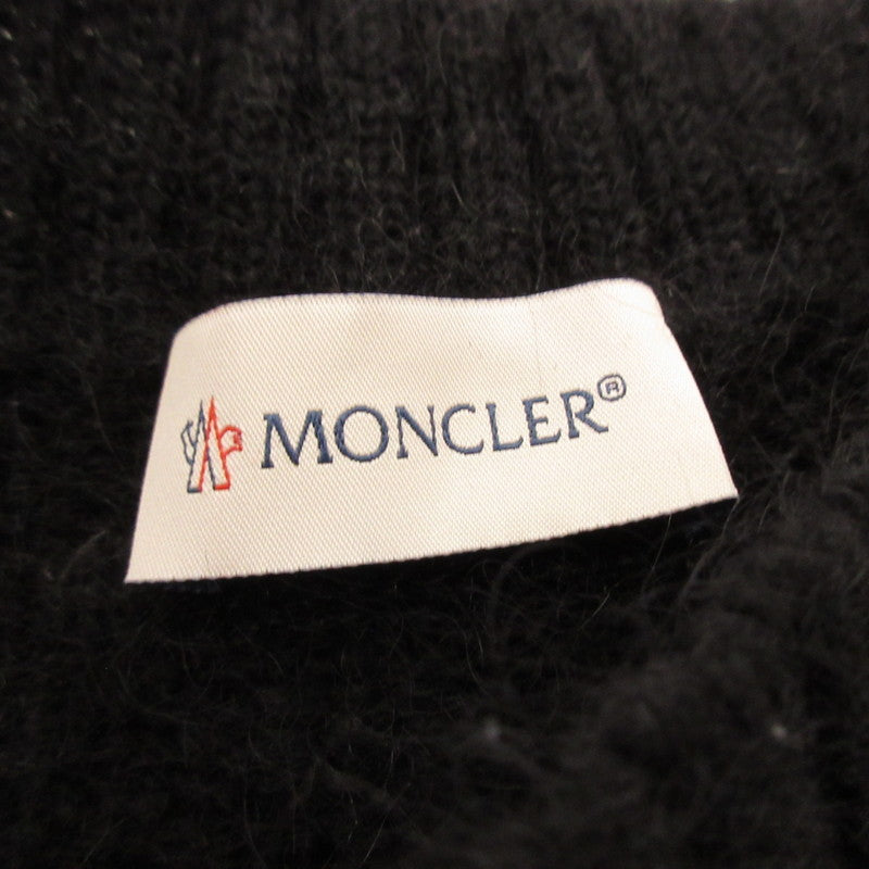 【中古】MONCLER | モンクレール GIROCOLLO TRICOT セーター H20919C00011 国内正規品 ブラック サイズ:L