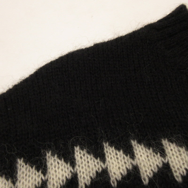 【中古】MONCLER | モンクレール GIROCOLLO TRICOT セーター H20919C00011 国内正規品 ブラック サイズ:L
