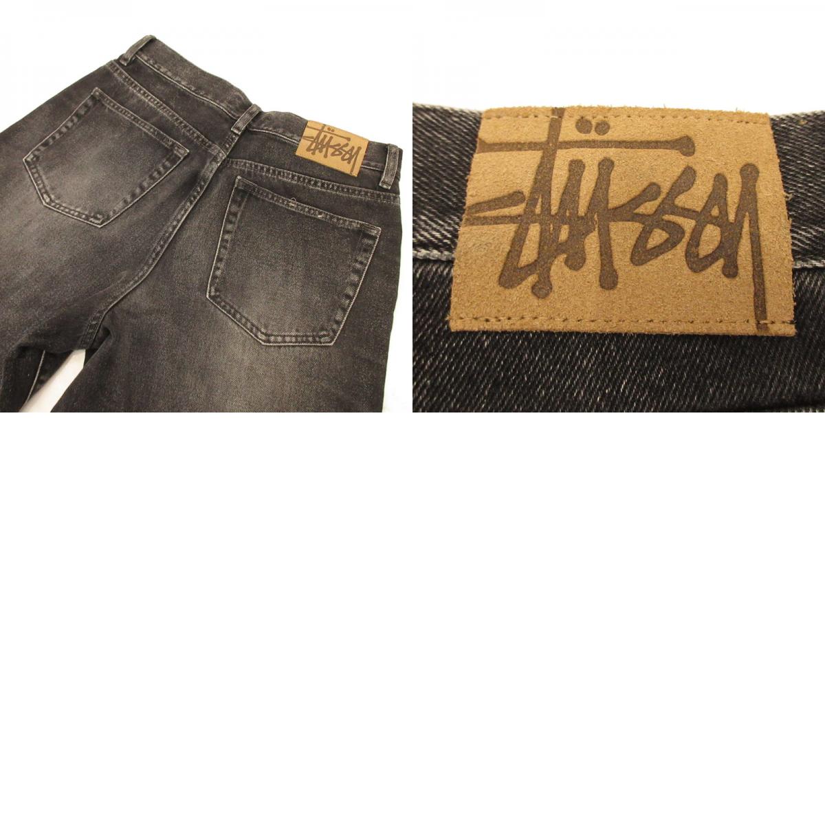 【中古】STUSSY | ステューシー BIG OL' JEAN VINTAGE DENIM 'Black Vintage Wash' デニムパンツ 116692 2025S/S ブラック サイズ:28