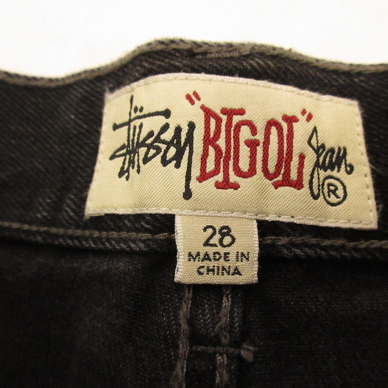 【中古】STUSSY | ステューシー BIG OL' JEAN VINTAGE DENIM 'Black Vintage Wash' デニムパンツ 116692 2025S/S ブラック サイズ:28