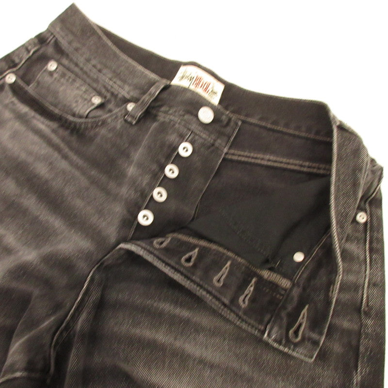 【中古】STUSSY | ステューシー BIG OL' JEAN VINTAGE DENIM 'Black Vintage Wash' デニムパンツ 116692 2025S/S ブラック サイズ:28