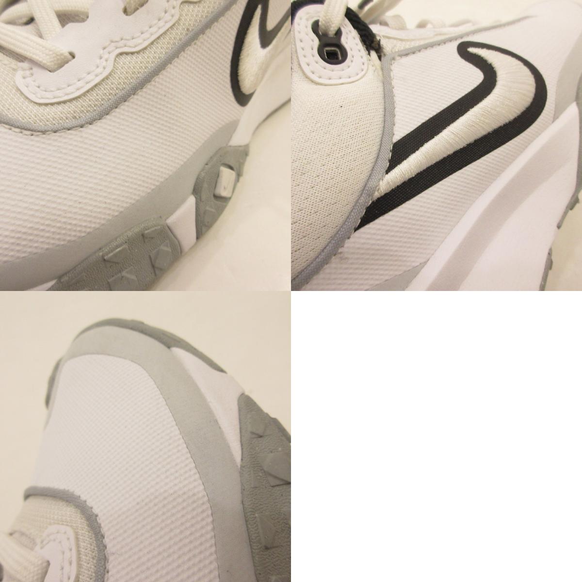 【中古】NIKE | ナイキ AIR DIAMOND VARSITY TURF スニーカー FN7454-100 ホワイト 25cm