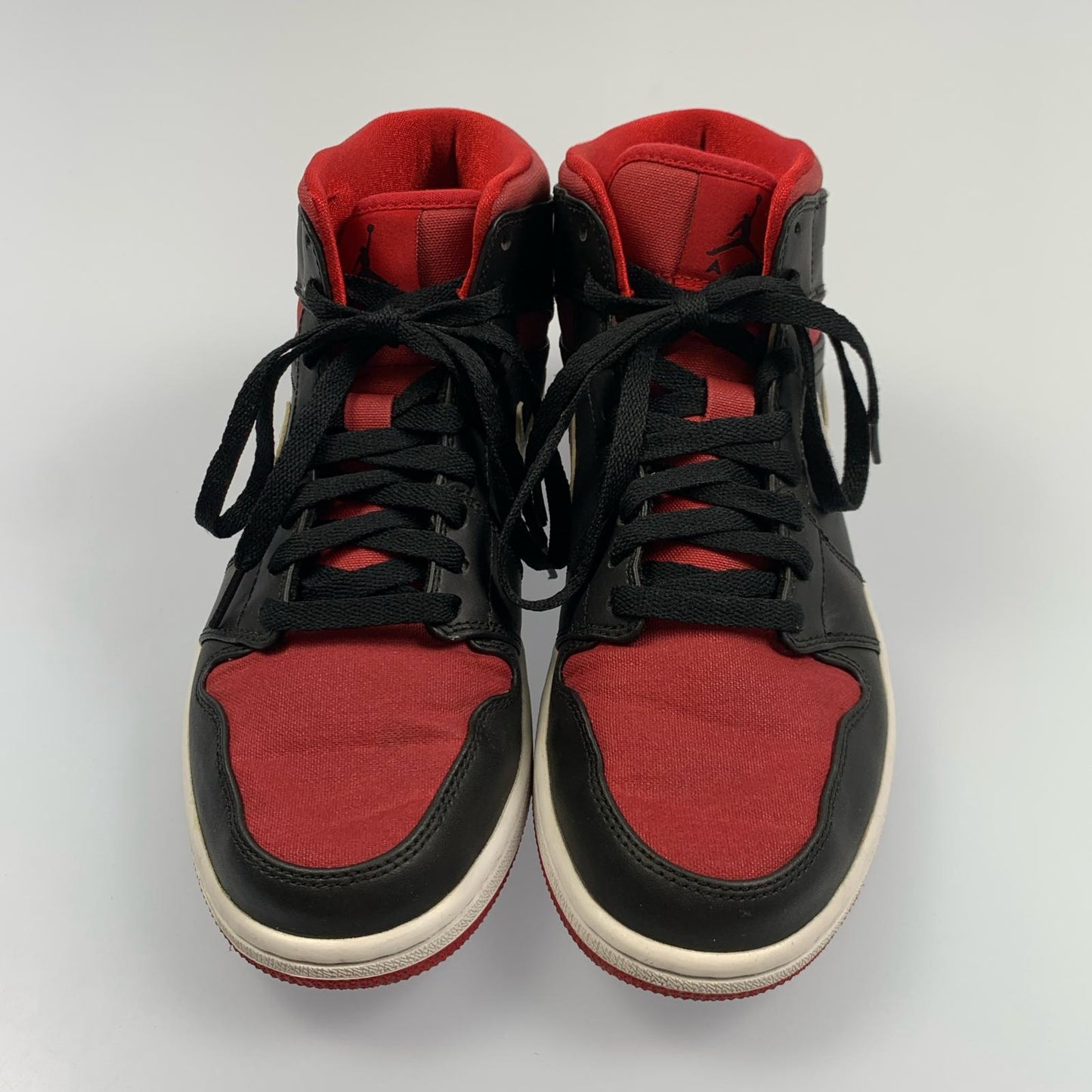 【中古】NIKE | ナイキ AIR JORDAN 1 MID スニーカー 554724-020 2014S/S サイズ:26.5cm レッド 26.5cm