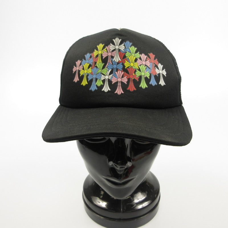 【中古】CHROME HEARTS | クロムハーツ MLTCOL CEM CRS Trucker Cap キャップ サイズ:ONE 国内正規品 ブラック