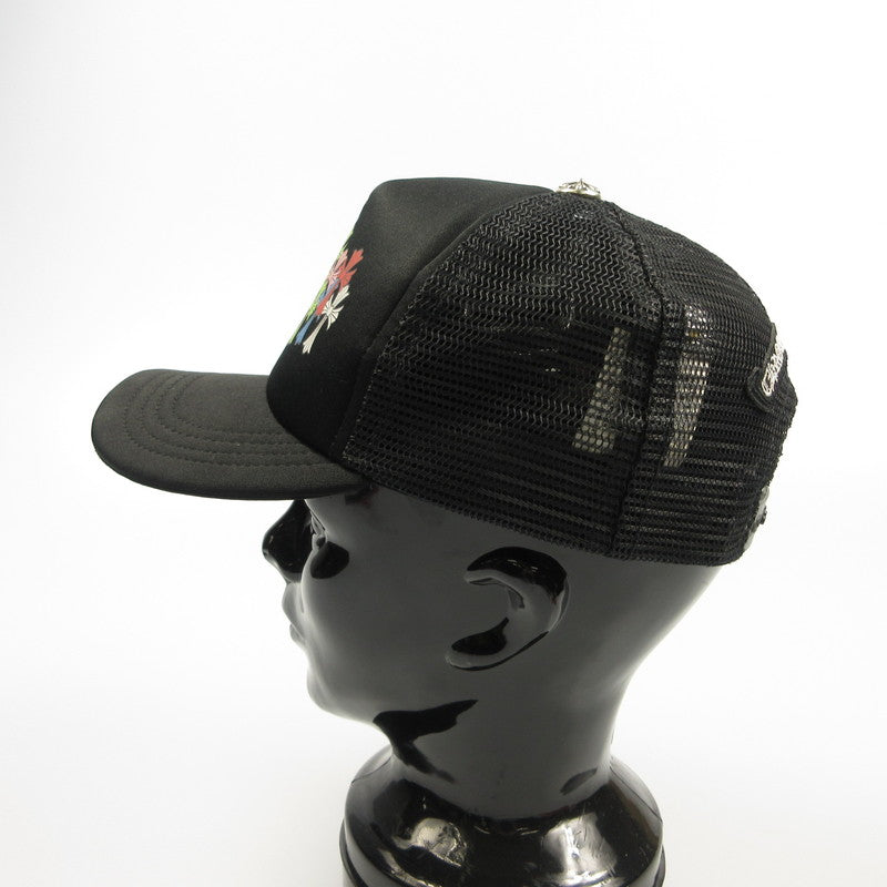 【中古】CHROME HEARTS | クロムハーツ MLTCOL CEM CRS Trucker Cap キャップ サイズ:ONE 国内正規品 ブラック
