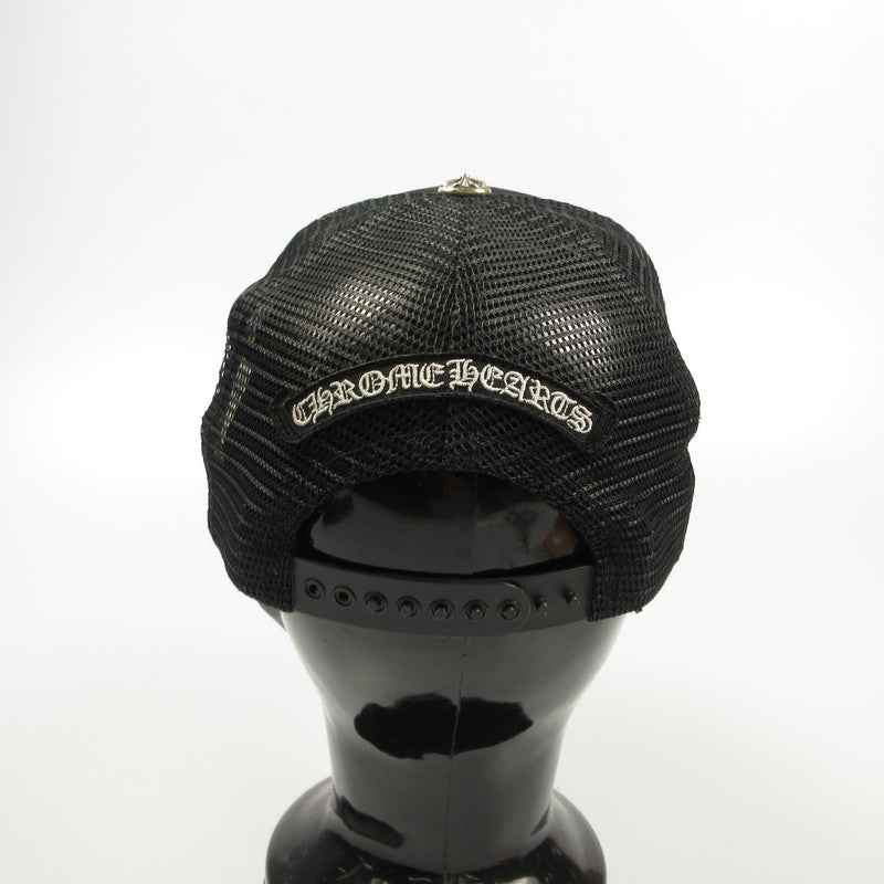 【中古】CHROME HEARTS | クロムハーツ MLTCOL CEM CRS Trucker Cap キャップ サイズ:ONE 国内正規品 ブラック