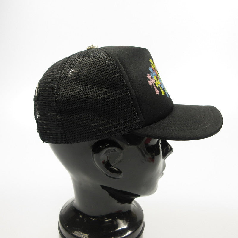 【中古】CHROME HEARTS | クロムハーツ MLTCOL CEM CRS Trucker Cap キャップ サイズ:ONE 国内正規品 ブラック
