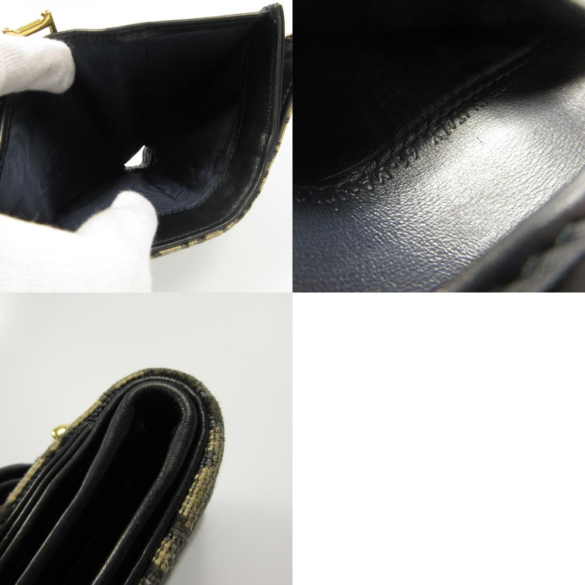 【中古】Christian Dior | クリスチャンディオール Saddle Lotus 三つ折り財布 S5652CTZQ_M928