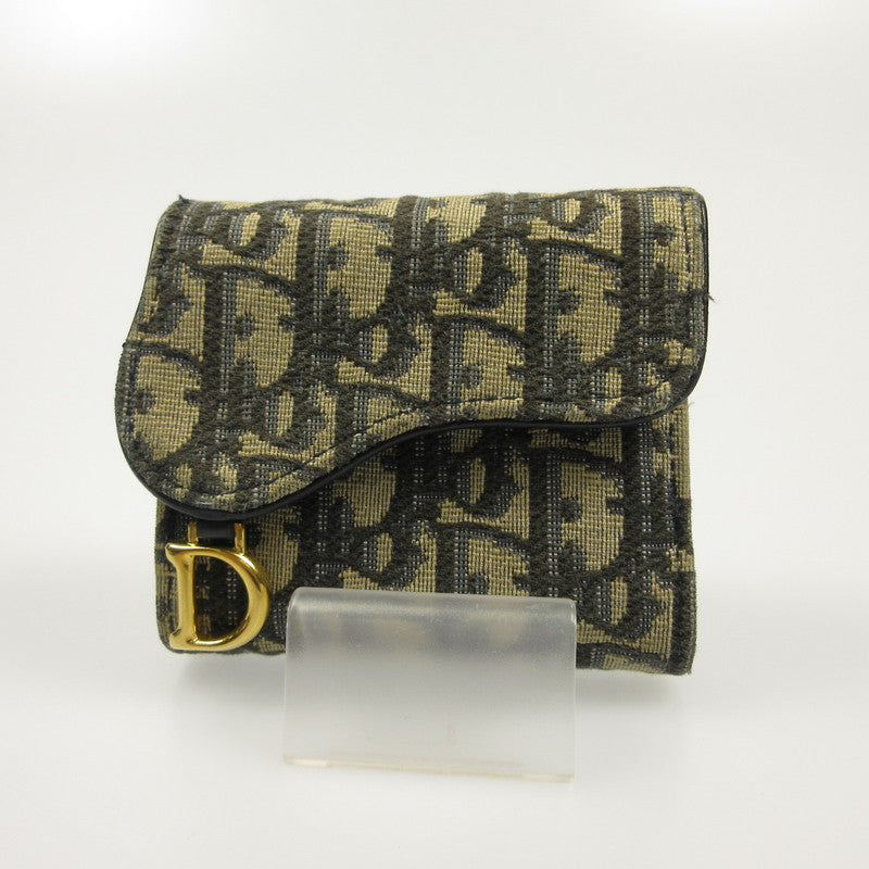 【中古】Christian Dior | クリスチャンディオール Saddle Lotus 三つ折り財布 S5652CTZQ_M928
