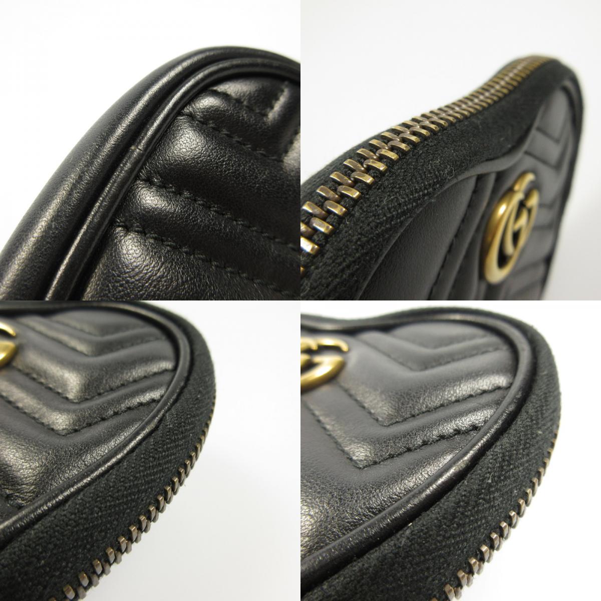【中古】GUCCI | グッチ ダブルGハートシェイプコインケース コインケース 699517