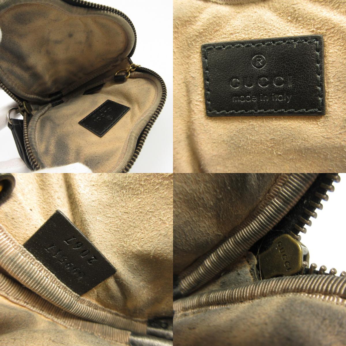 【中古】GUCCI | グッチ ダブルGハートシェイプコインケース コインケース 699517
