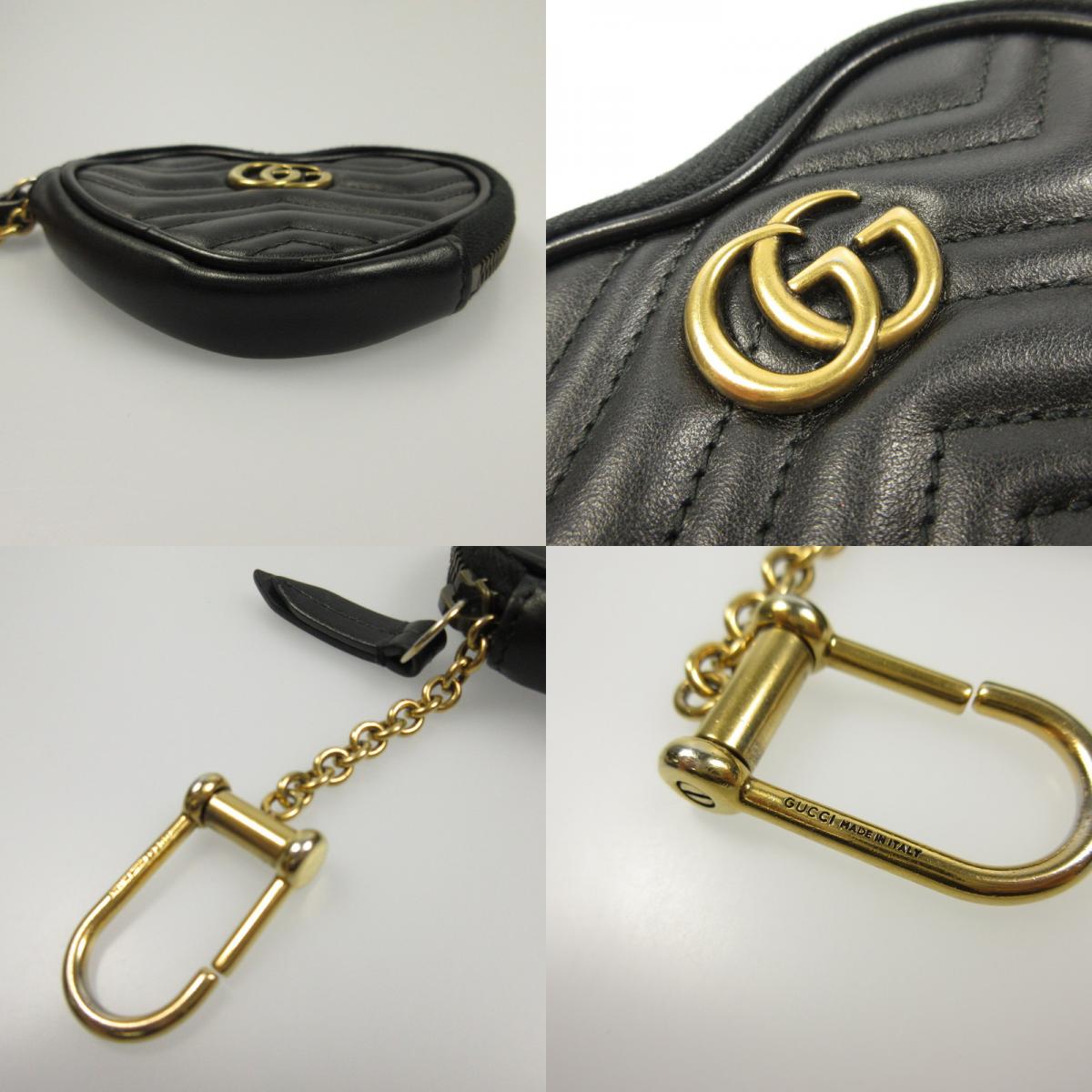 【中古】GUCCI | グッチ ダブルGハートシェイプコインケース コインケース 699517