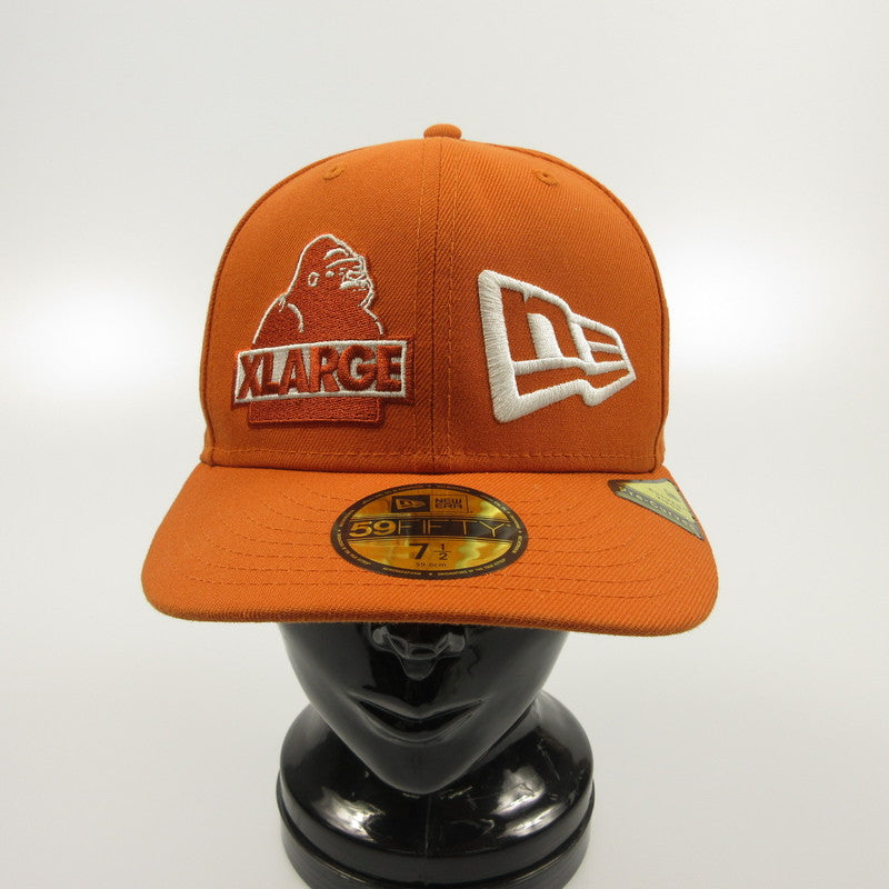 【中古】X-LARGE | エクストララージ MIX LOGO 6PANEL CAP キャップ オレンジ