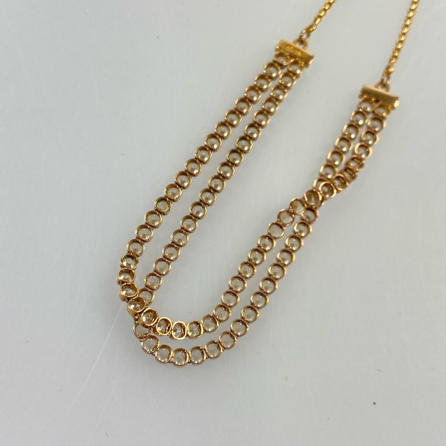【中古】SWAROVSKI | スワロフスキー Matrix Tennis ブレスレット 5224182 ゴールド