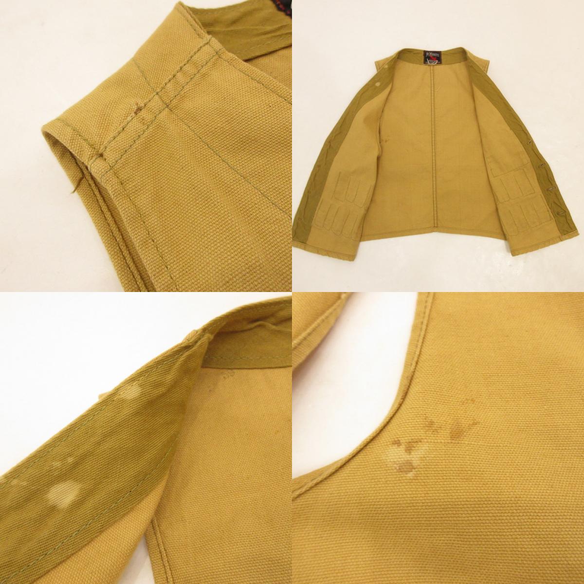 【中古】sears | シアーズ ハンティングベスト ベスト 50s JC Higgins ブラウン サイズ:不明