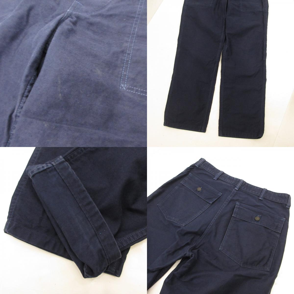 【中古】DUBBLEWORKS | ダブルワークス パンツ 13スターボタン ネイビー サイズ:32