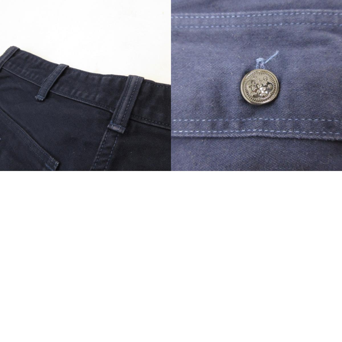 【中古】DUBBLEWORKS | ダブルワークス パンツ 13スターボタン ネイビー サイズ:32