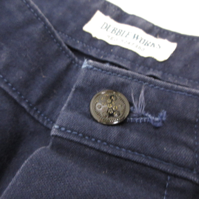 【中古】DUBBLEWORKS | ダブルワークス パンツ 13スターボタン ネイビー サイズ:32