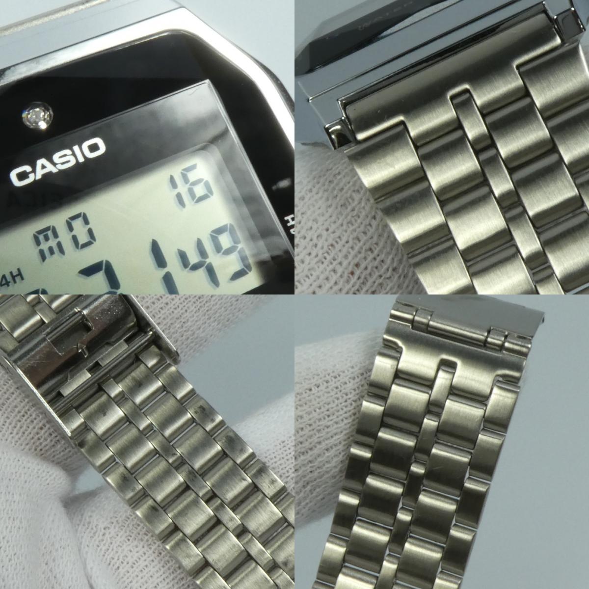 【中古】CASIO | カシオ 腕時計 A159WAD-1D シルバー
