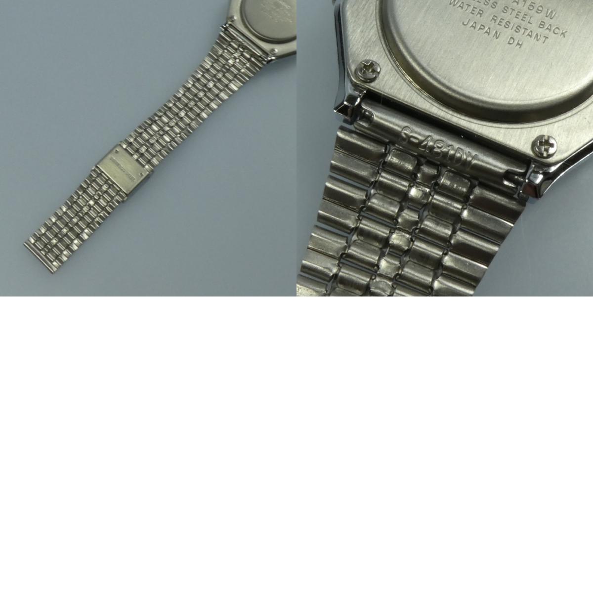 【中古】CASIO | カシオ 腕時計 A159WAD-1D シルバー