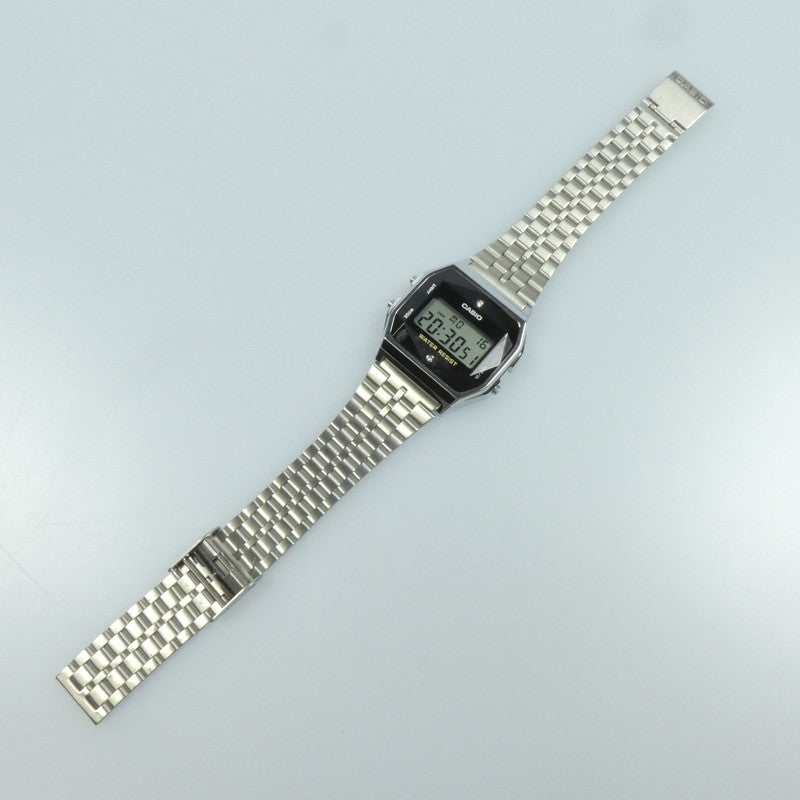【中古】CASIO | カシオ 腕時計 A159WAD-1D シルバー