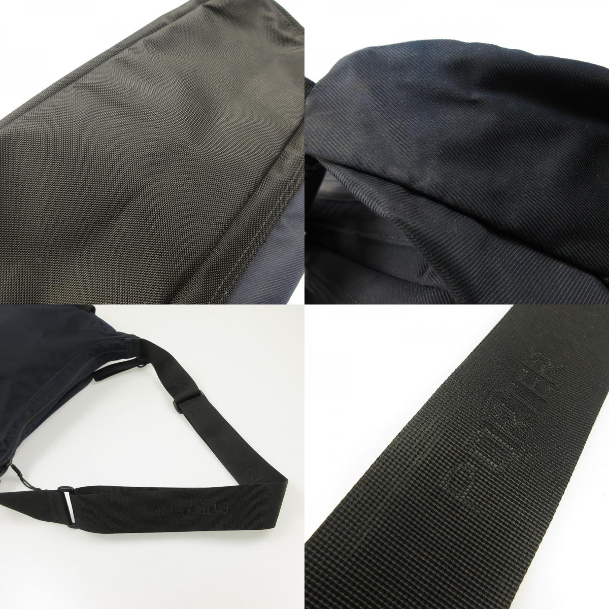 【中古】PORTER | ポーター FRONT ショルダーバッグ 687-17027 ネイビー