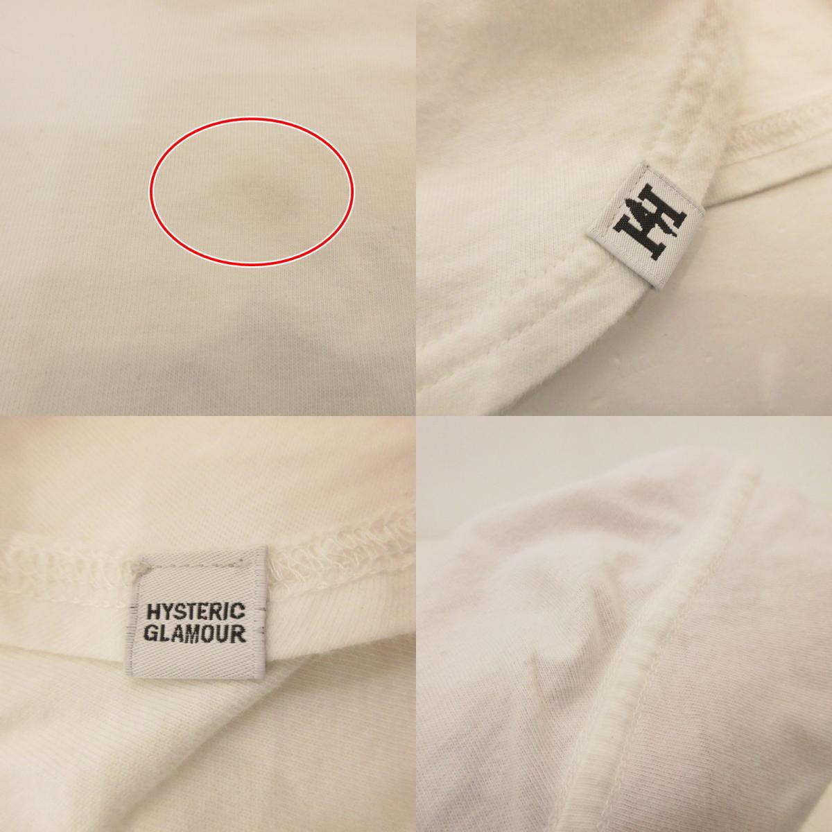 【中古】HYSTERIC GLAMOUR | ヒステリックグラマー HYS LADIES CLUB ワンピース ワンピース 01201CO06 ホワイト