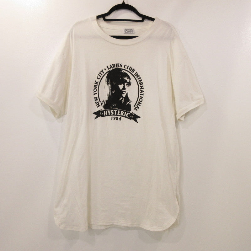 【中古】HYSTERIC GLAMOUR | ヒステリックグラマー HYS LADIES CLUB ワンピース ワンピース 01201CO06 ホワイト
