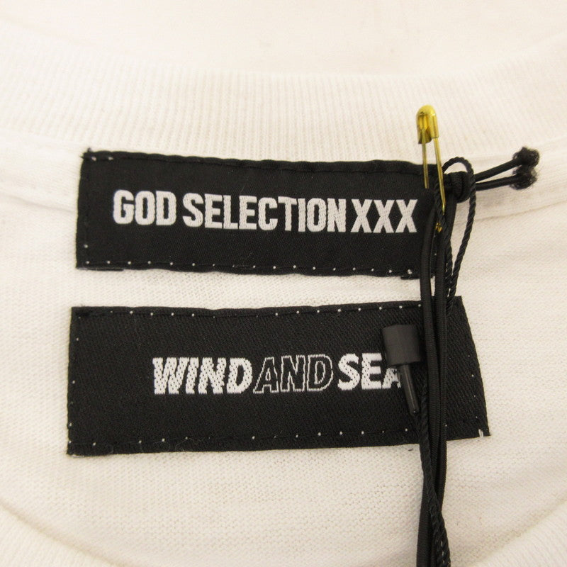 【中古】WIND AND SEA | ウィンダンシーウインダンシー (monogram) T-SHIRT 半袖Tシャツ WDS-XXX-05 ホワイト サイズ:L