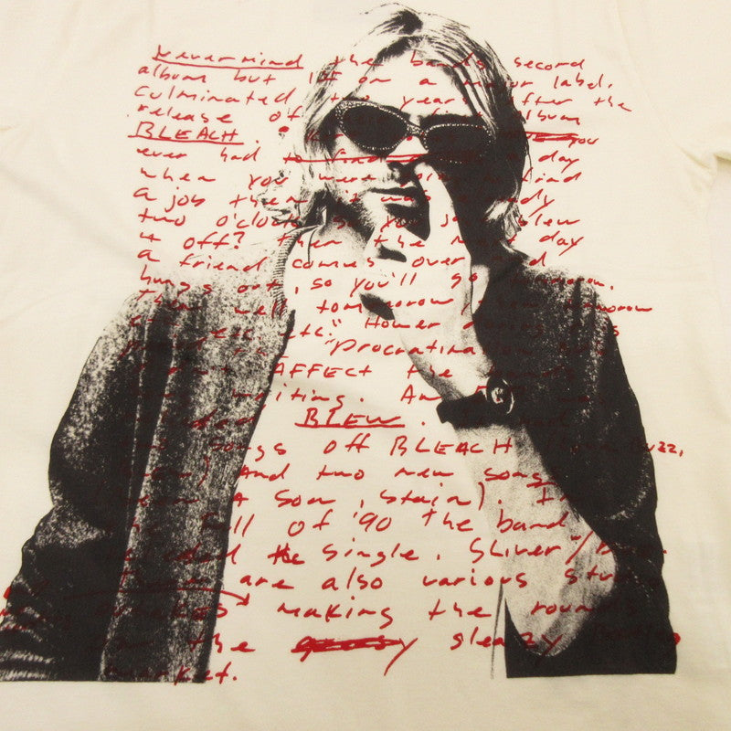 【中古】HYSTERIC GLAMOUR | ヒステリックグラマー KURT COBAIN 半袖Tシャツ 0211CT10 ホワイト サイズ:M