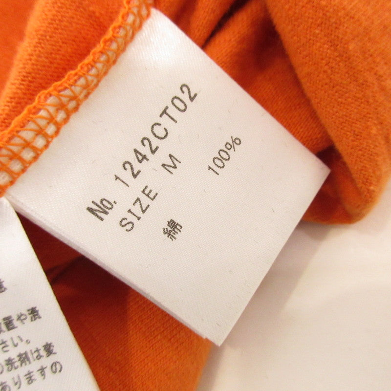 【中古】HYSTERIC GLAMOUR | ヒステリックグラマー SEPTEMBER 69 半袖Tシャツ 1242CT02 オレンジ サイズ:M