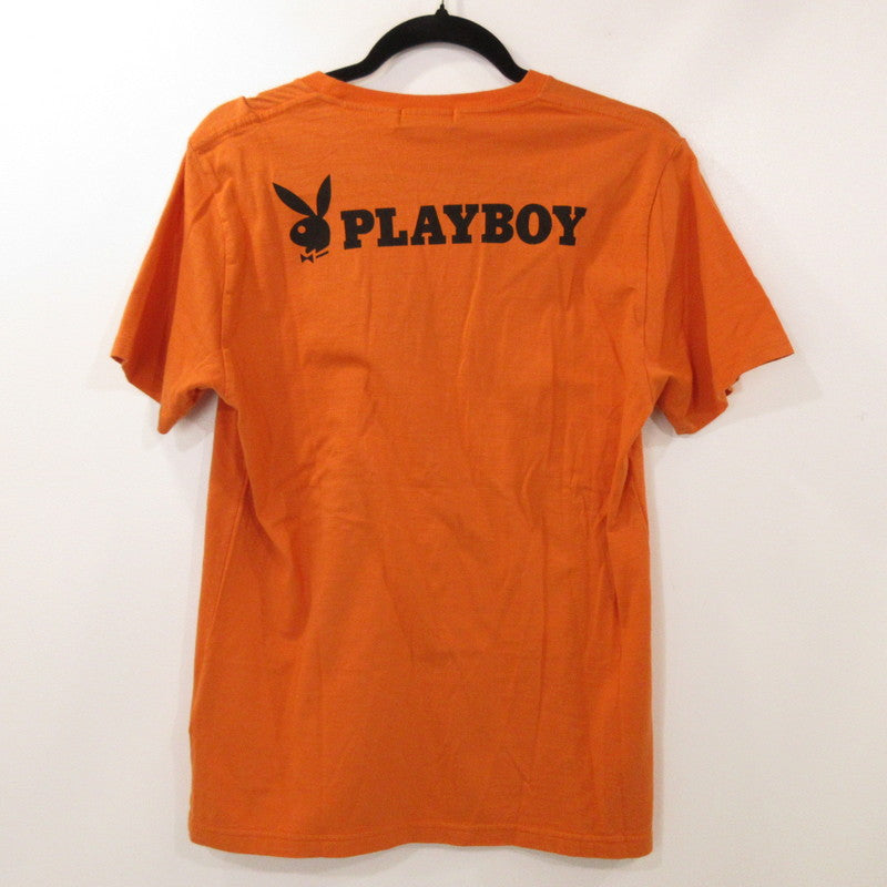【中古】HYSTERIC GLAMOUR | ヒステリックグラマー SEPTEMBER 69 半袖Tシャツ 1242CT02 オレンジ サイズ:M