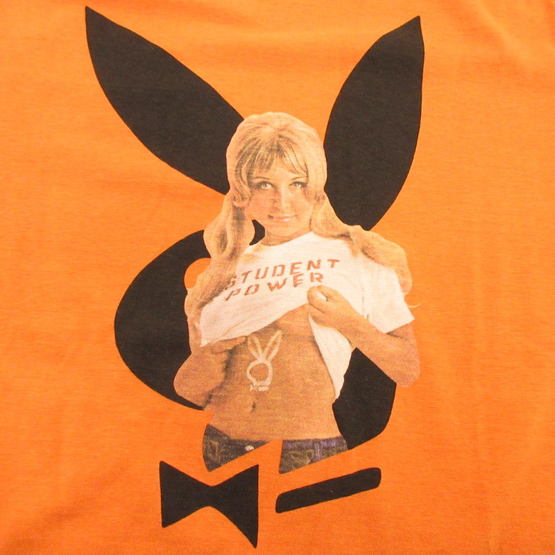 【中古】HYSTERIC GLAMOUR | ヒステリックグラマー SEPTEMBER 69 半袖Tシャツ 1242CT02 オレンジ サイズ:M
