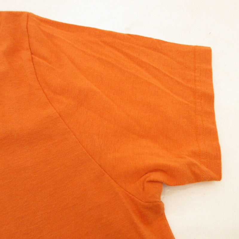 【中古】HYSTERIC GLAMOUR | ヒステリックグラマー SEPTEMBER 69 半袖Tシャツ 1242CT02 オレンジ サイズ:M