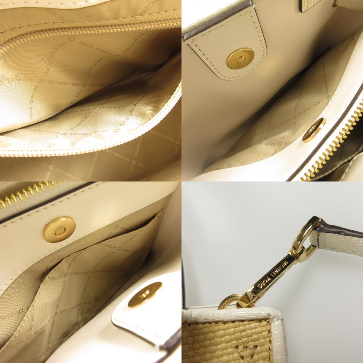 【中古】Michael Kors | マイケルコース EMILIA サッチェルスモール その他バッグ 35T2GU5S1W 2022S/S ベージュ